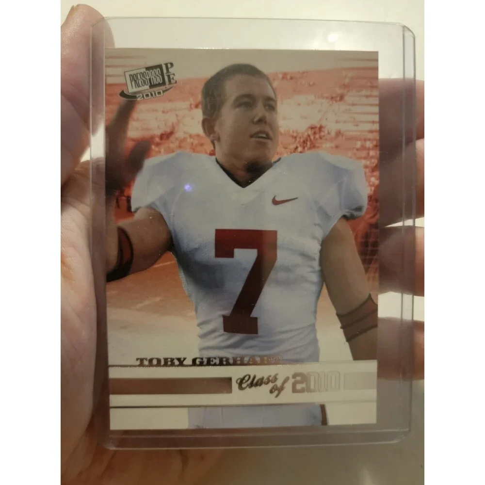 NFL Press Pass PE Football Toby Gerhart Class of 2010 Rookie Card Stanford